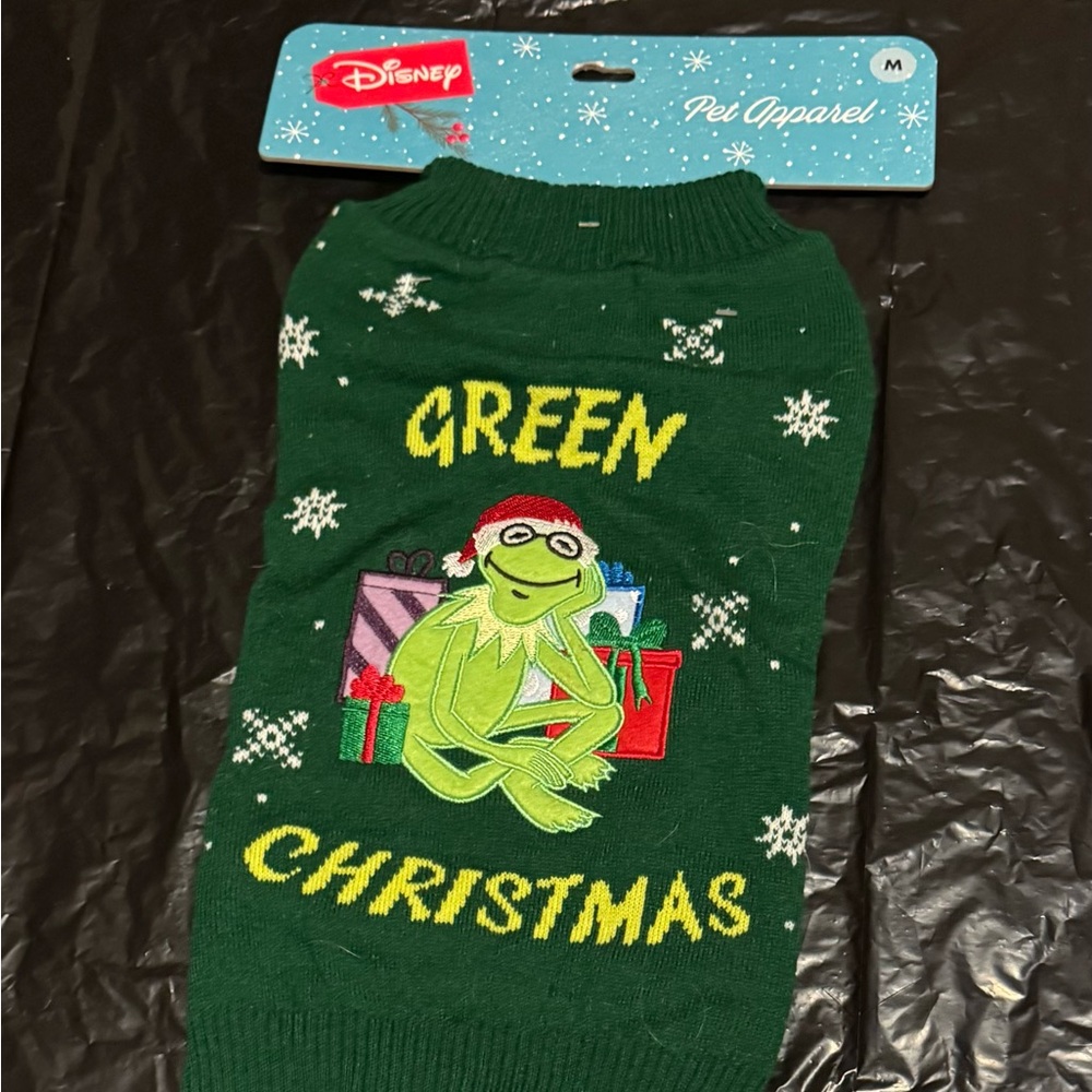 Disney Green Christmas Pet Sweater
